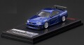 予約品　2027年6月頃　ミニカー　ignition model(イグニッションモデル） 1/64　IG4094　日産スカイライン Nissan Skyline GT-R Mine's (R34) Blue　4580832500948