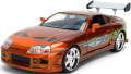 お取り寄せ予約品　8月頃　ミニカー　ジャダトイズ　JADATOYS　1/24　JADA37703　F&F（映画ワイルドスピード） トヨタ スープラ (ブライアン) ブラッシュ仕上げ　4548565525041