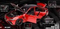 お取り寄せ予約品　2027年6月以降順次　ミニカー  MOTORHELIX  ダイキャストモデル（開閉機構つき）　1/18　M89019　アルファロメオ Alfa Romeo Giulia GTA Rosso GTA Red　4570245221363