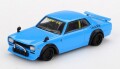 予約品　2026年5月以降順次　ミニカー　MINI-GT　1/64　MGT01169-R　日産 Nissan LB★Nation ハコスカ ベビーブルー (右ハンドル)　840456386507