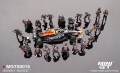 予約品　2025年４月以降順次　ミニカー　MINI-GT ダイキャスト製　1/64　MGTS0015　オラクル レッドブル レーシング RB19 2023 #11 日本グランプリ Sergio Perez ピットクルーセット (5000セット限定)　840456300428
