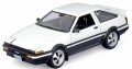 お取り寄せ予約品　10月頃　ミニカー　マイスト Maisto　ダイキャストモデル（開閉機構付）1/24　MS32916WT　トヨタ スプリンター トレノ (AE86) ホワイト/ブラック　4548565512089