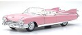 予約品　6月頃　ミニカー　マイスト Maisto　ダイキャストモデル（開閉機構付）  1/18　MS36813P1　キャデラック エルドラド ビアリッツ 1959 ピンク　4548565522958