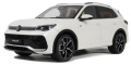 お取り寄せ予約品　2026年4月頃　ミニカー  OttO mobile　レジンモデル（開閉機構なし） 1/18　OTM1219　フォルクスワーゲン ティグアン E TSI R-Line 2024 (ホワイト)　4548565510023