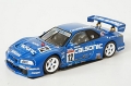 ミニカー　EBBRO-P4　1/43　P420　カルソニック　スカイライン　JGTC2001 (レジン）