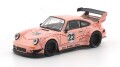予約品　12月～2027年2月頃　ミニカー　ポップレース POPRACE　ダイキャスト（開閉機構あり）　1/64　PR640535　ポルシェ RWB 930 「ピンクピッグ」　4562129852077