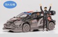 予約品（特別受注形式）5月以降　ミニカー　IXO(イクソ)　ダイキャスト　1/43　RAM1000LM1　トヨタ GR ヤリス ラリー１ 2025年 ラリーチリ 優勝 #17 S.Ogier/V.Landais フィギュア付き 汚れ仕様　4907981696276