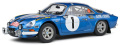 お取り寄せ予約品　11月頃　ミニカー　SOLIDO（ソリド）  ダイキャストモデル　1/18　S1804210　アルピーヌ A110 1600S モンテカルロ ラリー 1972 #1　3663506023675