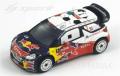 ミニカー　SPARK 1/43　S3306　シトロエン　DS3　2011年WRCサルディーニャラリー　優勝　＃1　ドライバー：S.Loeb/D.Elena