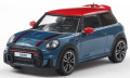 予約品　2026年4月頃　ミニカー　SOLIDO（ソリド） ダイキャストモデル　1/43　S4315003　ミニ クーパー ジョンクーパーワークス 2023 (ブルー/レッドルーフ)　3663506044861