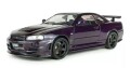 ミニカー　SOLIDO（ソリド） ダイキャストモデル　1/43　S4318201　日産 スカイライン GT-R (R34) Z-tune 1999 (パープル)　3663506044472