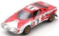 予約品　2023年3月頃　ミニカー　SPARK(スパーク) レジンモデル 1/43　S9074　ランチャストラトス Lancia Stratos HF No.2 優勝 Tour de Corse Rallye de France 1974 J-C. Andruet "Biche"　9580006990747