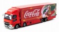ミニカー　TARMAC（ターマック）ダイキャスト製　1/64　T64T-TL001-CC　三菱ふそー Mitsubishi Fuso Super Great Coca-Cola Santa Truck 限定90　9581015734858