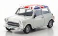 お取り寄せ予約品　7月頃　再発売　ミニカー　WELLY  ダイキャスト（開閉機構アリ）　1/24　WE22496UK1　ミニクーパー 1300 アイボリー（ルーフ：ユニオンジャック）　4548565524778