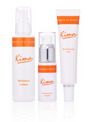 Kima３点セット定期購入初回半額　次回からも２０％OFF（モイスチャーローション・セラム・ジェル）