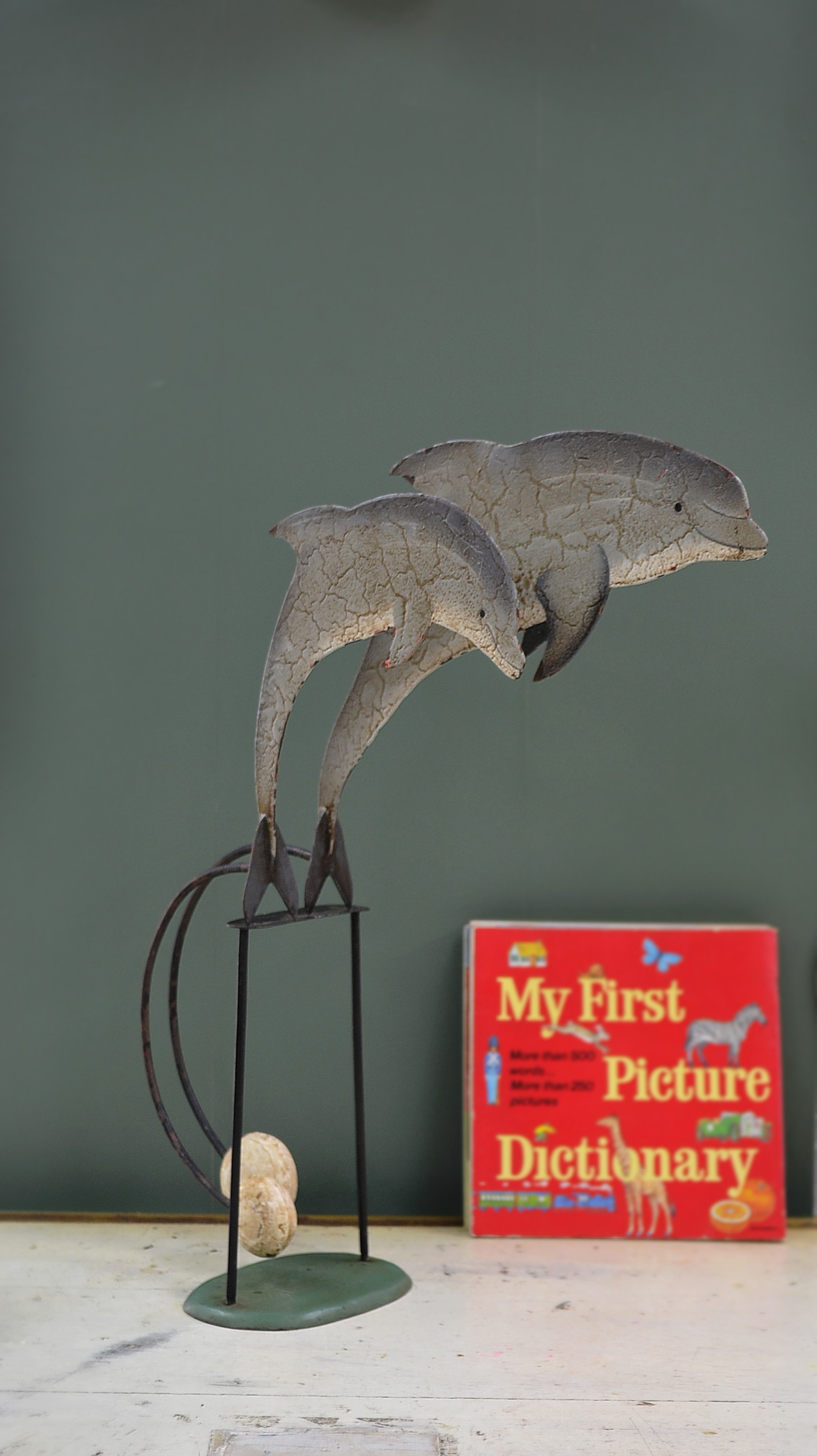 Antique Sam's Collection アンティーク玩具 やじろべえ イルカ