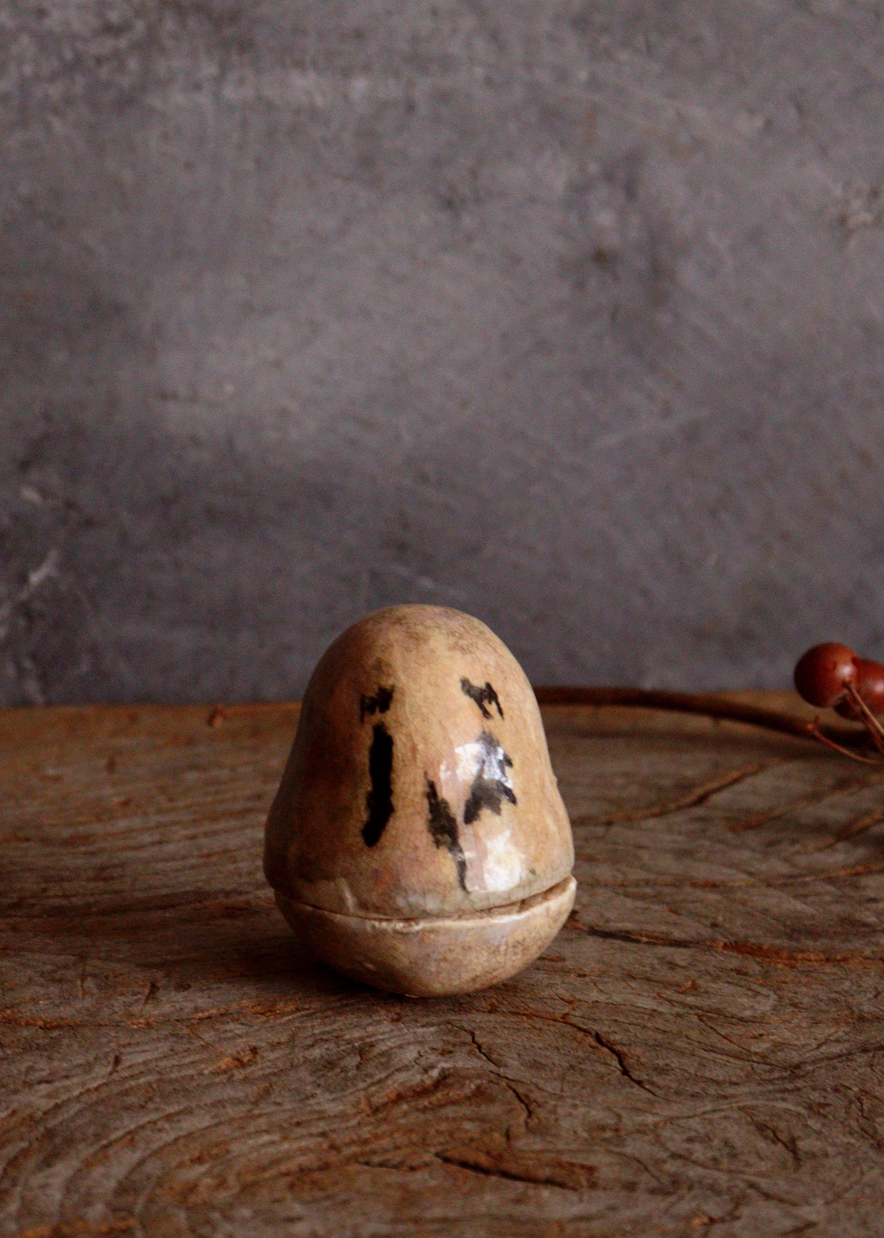 お化けの香合 ハロウィン 10月茶会 みたて 茶道具 茶器 香合