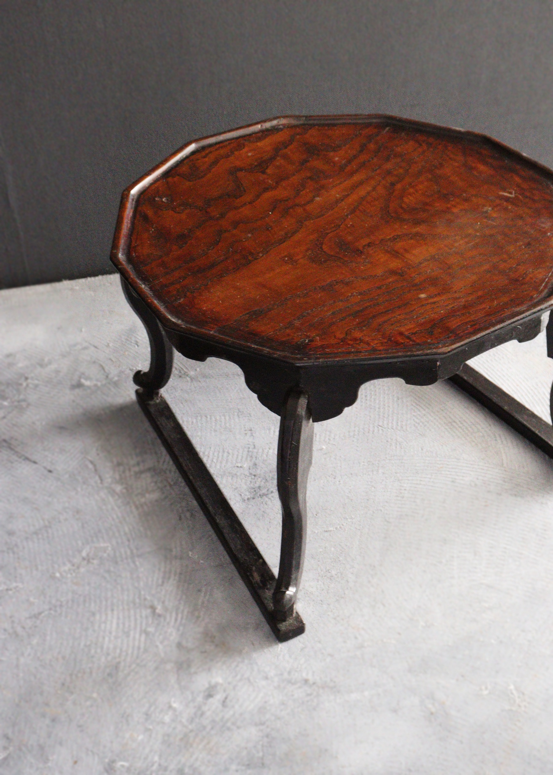 李朝 ソバン 小盤 朝鮮膳家具 李朝十二角膳天板 / 李氏朝鮮時代後期