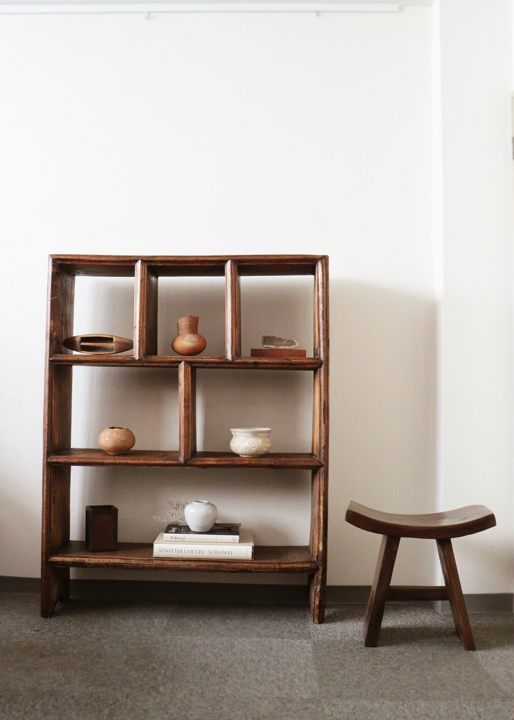 李朝家具　飾り棚　　韓国アンティーク家具　李朝箪笥　棚