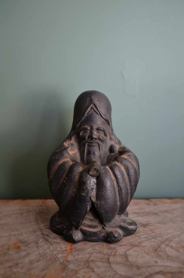 福緑寿　土人形　寿老人　