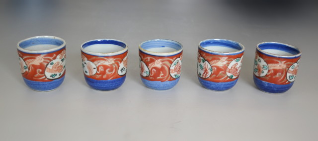 色絵花鳥図猪口10客　色絵鳳凰図向付5客 名品豆皿 古九谷色絵鳳凰宝盡図 MC-05 – SEIKOU ONLINE