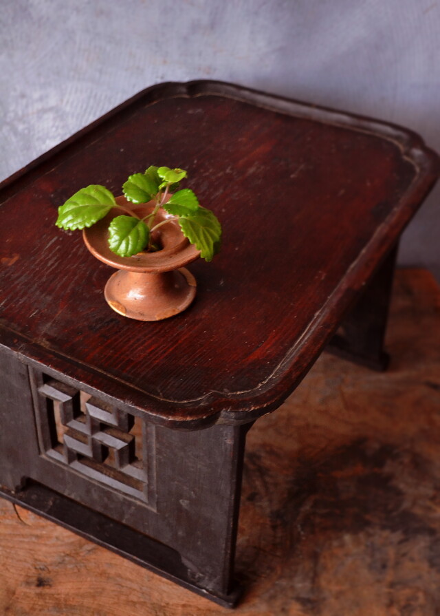 灯火器　灯明皿　たんころひょうそく　古道具　金継　一輪挿し　急須台