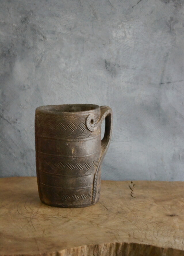 アンティーク　ウッドジャグ　大きなジャグ　