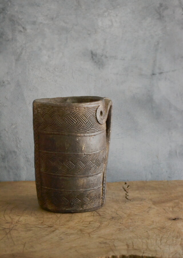 アンティーク　ウッドジャグ　大きなジャグ　