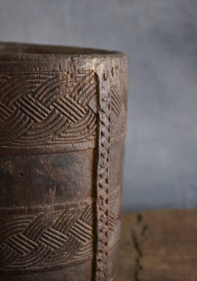 アンティーク　ウッドジャグ　大きなジャグ　