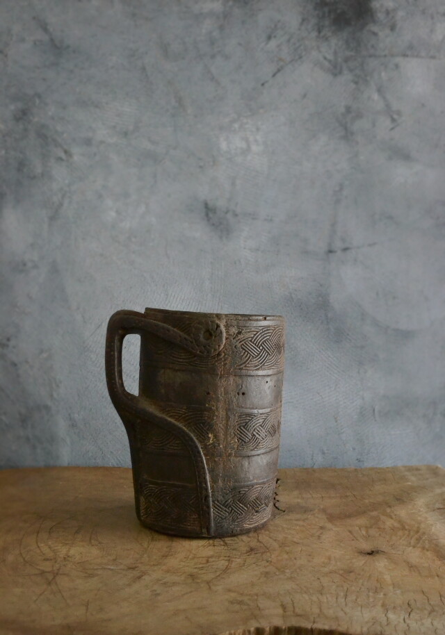 アンティーク　ウッドジャグ　大きなジャグ　