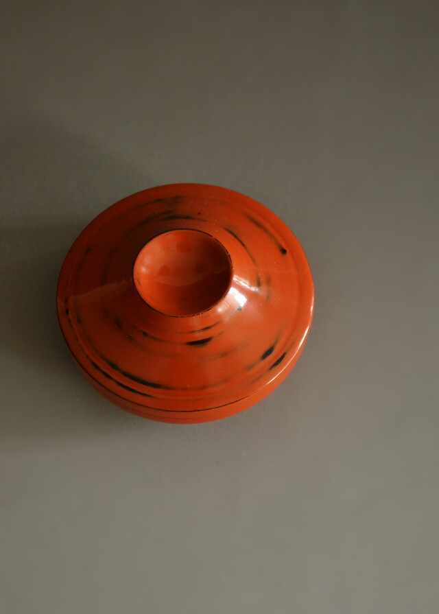 茶道具　根来塗　香合　蓋物　C　7331 茶道具 根来塗 香合 蓋物 C 7331 - メルカリ
