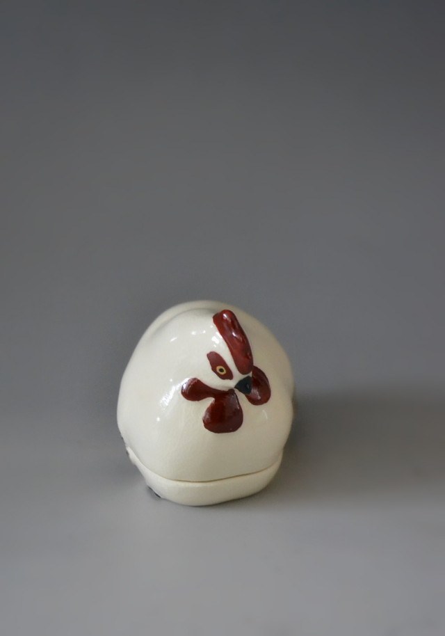 Anntique Sam's Collection 干支香合 「鳥」 丹山 小峠葛芳