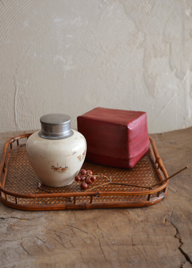 薩摩焼茶入　茶壺　茶入　茶筒