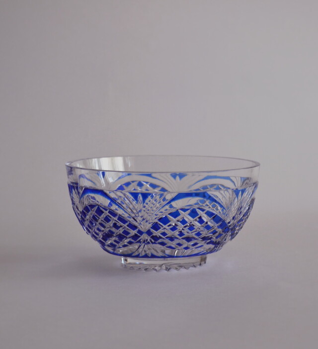 薩摩切子　鉢　切子鉢