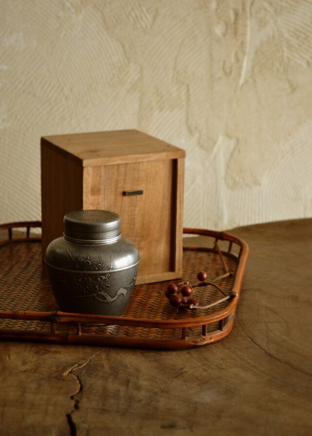 煎茶道具 茶心壷 （ちゃしんこ) 茶入れ 茶壺 工芸品
