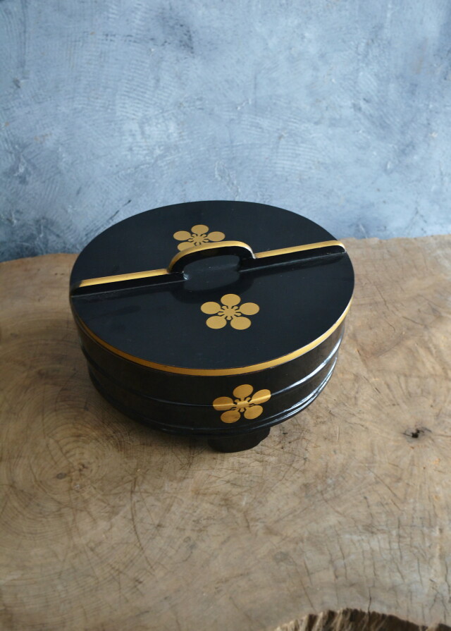 蒔絵漆器　水盥　蓋付盥　骨董　蒔絵　化粧盥　茶櫃　茶盤