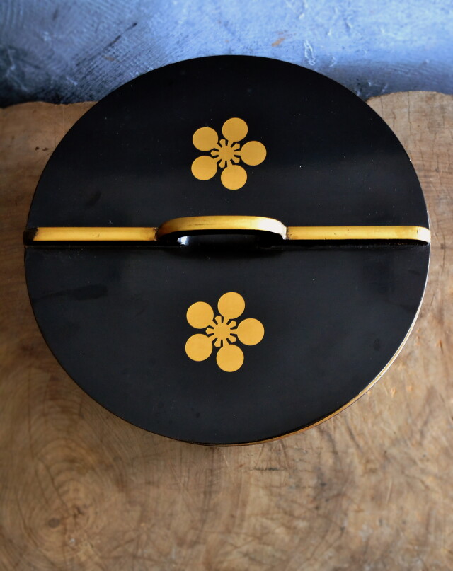 蒔絵漆器　水盥　蓋付盥　骨董　蒔絵　化粧盥　茶櫃　茶盤