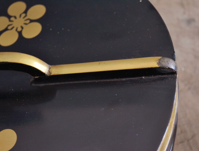 蒔絵漆器　水盥　蓋付盥　骨董　蒔絵　化粧盥　茶櫃　茶盤