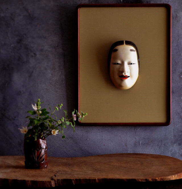 小面　能面　お面　能狂言　木彫　