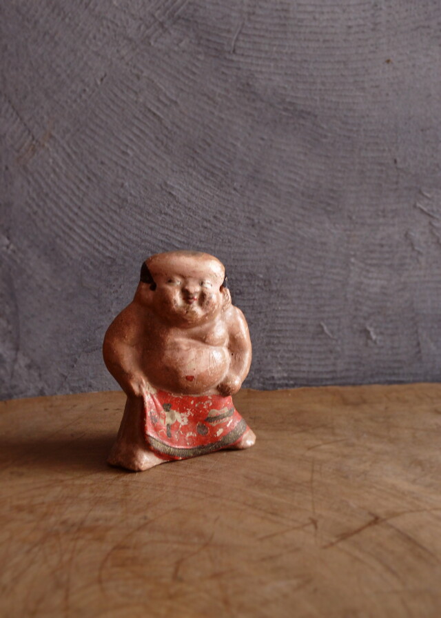 木彫郷土人形 恵比寿大黒天 民藝 骨董 Antique Sam