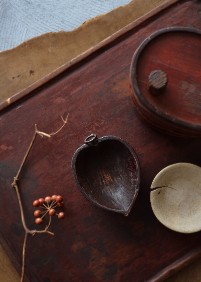 木盃　李朝酒器　木製工芸品　ぐいのみ　酒器　木彫　