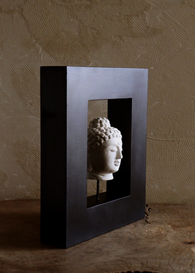 インテリア　ブッダ　オブジェ　ウォールデコレーション　仏頭