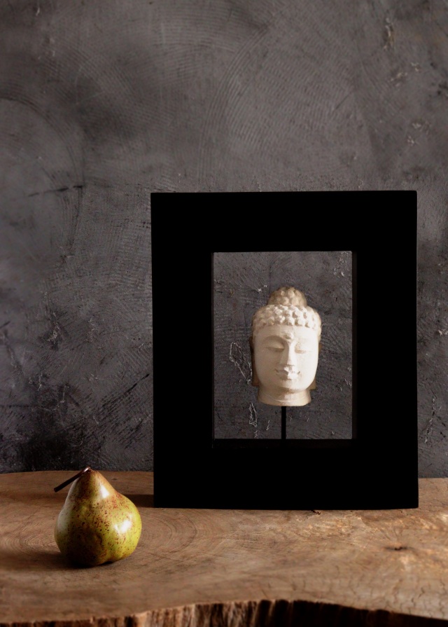 インテリア ブッダ オブジェ ウォールデコレーション 仏頭 Antique