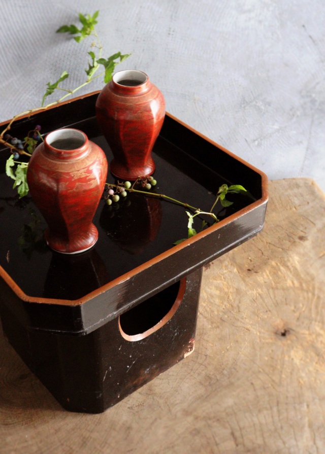 三方　漆膳　お膳　お月見　三宝　飾り台