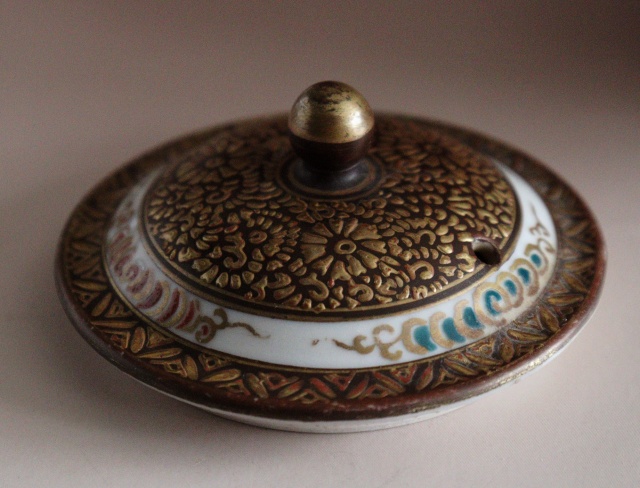 九谷煎茶セット　急須　湯冷まし　煎茶茶碗3客セット　煎茶道具　小鉢　向付　色絵　和食器