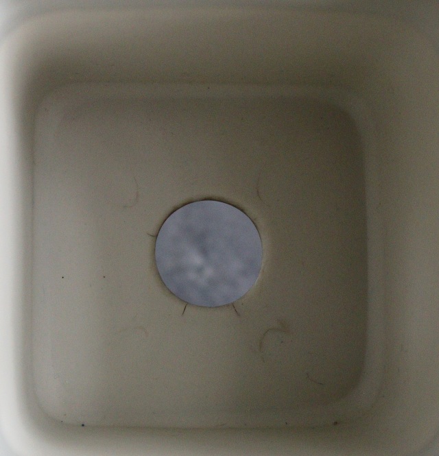 九谷名工　山本長左作 　藍九谷　 染付　 植木鉢　 盆栽鉢 　筆筒