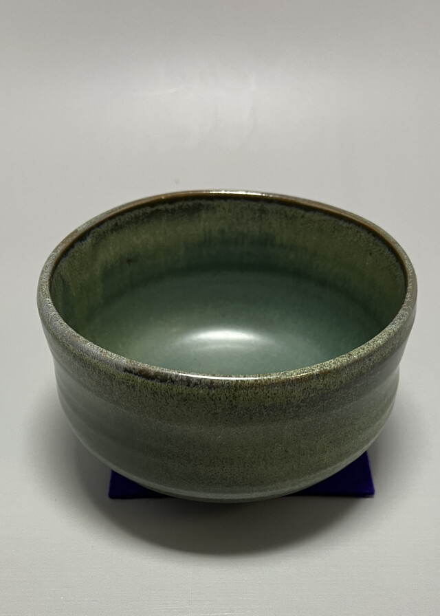 茶道具　南紀御浜窯　服部勘峰作　共箱付