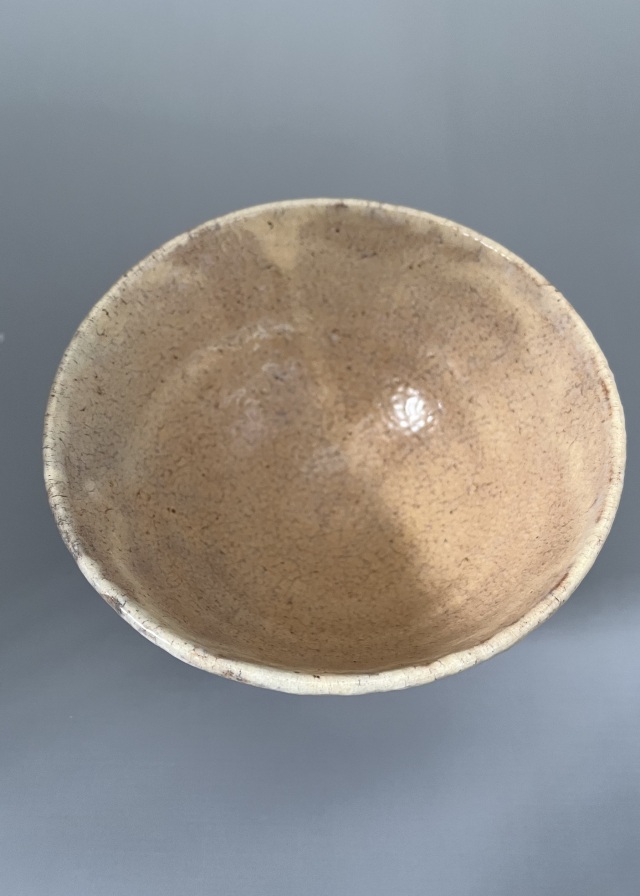 大野瑞峰作　萩焼大井戸茶碗　共箱付