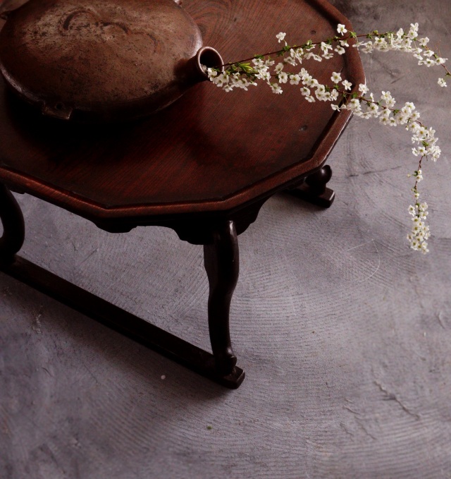 韓国李朝十二角膳李朝膳 ソバン 小盤 李朝 ミニテーブル アンティーク