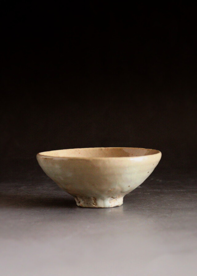 竹花正弘作　粉引盃　酒器　ぐいのみ　浪瀬窯　酒器　　酒盃　粉引